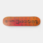 Skateboard Tableau de bord Maya Alphabet (Horz)