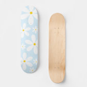 Skateboard Tableau de bord Motif Blue Daisy (Recto)