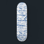 Skateboard Tableau de bord multilingue Merci<br><div class="desc">Remerciements! - Multi Language - International World - Personnalisable - Ajouter Votre Langue Texte - "MERCI" - Ajouter Votre Message Spécial / Nom / Plus ! Choisissez / Ajoutez Vos Couleurs Préférées / Texte / Police / Plus !</div>