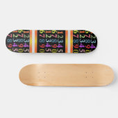 Skateboard Tableau de bord Numéros (Horz)