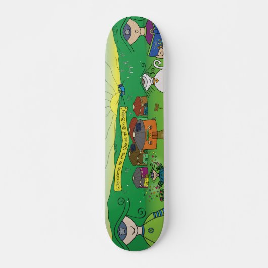 Skateboard Tableau de bord Om Baby (Devant)