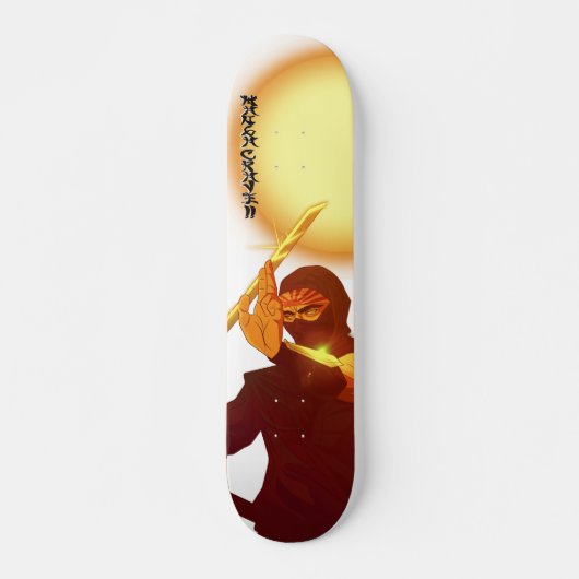 Skateboard Tableau de bord OmbréMasters_Ninja_sunrise_1_white (Devant)