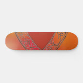 Skateboard Tableau de bord Orange V (Horz)