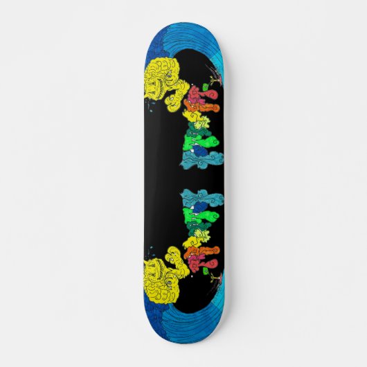 Skateboard Tableau de bord PercentumSurf (Devant)