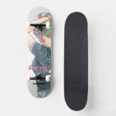 Skateboard Tableau de bord personnalisé Good Vibes (Recto)