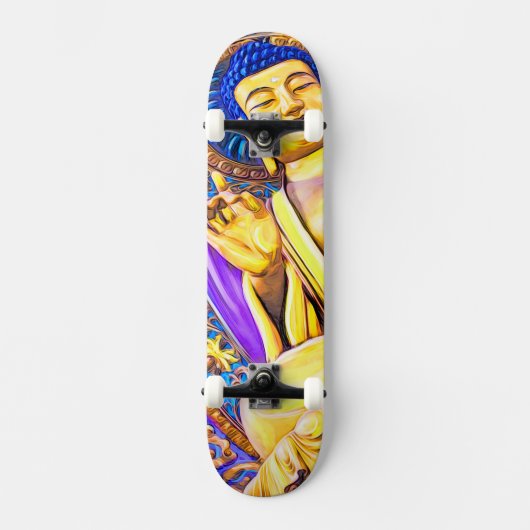 Skateboard Tableau de bord personnalisé "Le Bouddah" (Recto)
