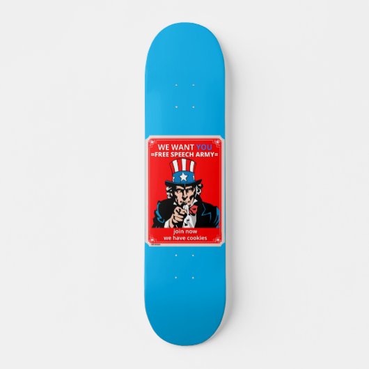 Skateboard tableau de bord "UNCLE SAM" (Devant)