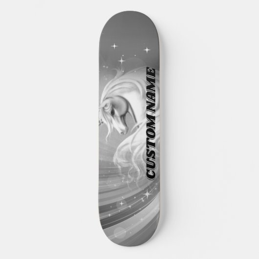 Skateboard Tableau de bord Unicorne (Recto)