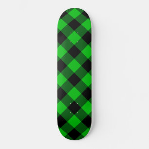 Skateboard Tableau de bord vert noir
