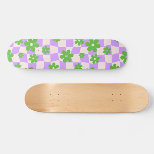Skateboard Tableau de contrôle floral de marguerite super, an (Horz)