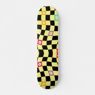 Skateboard Tableau de contrôle floral de marguerite super, an