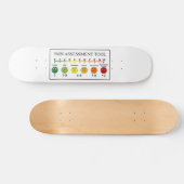 Skateboard Tableau de l'outil d'évaluation de la douleur Médi (Horz)