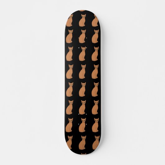 SKATEBOARD TABLEAU DE PATINAGE D'IMPRESSION CAT (Devant)