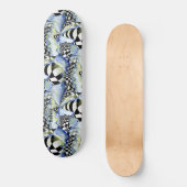 Skateboard Tableau d'échecs Motif mignon Style Artistique (Recto)