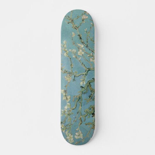 Skateboard Tableau des fleurs d'amandes de Van Gogh (Devant)