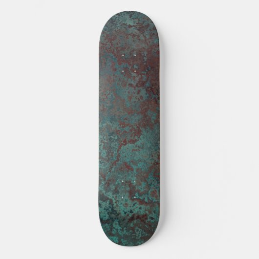 Skateboard Tableau d'impression Corrosion "cuivre" (Recto)