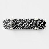 Skateboard Tableau EMPREINTE DE LÉOPARD NOIR (Horz)