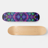 Skateboard Tableau Motif de graffitis Blacklight (Horz)
