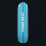 Skateboard Tableaux de bord personnalisés Motifs<br><div class="desc">Remplacez le champ de texte par ce que vous voulez. Vous pouvez également modifier la police, sa taille et sa couleur en utilisant la fonction "Customiser", ainsi que d'ajouter des champs de texte si vous le souhaitez. Voir ma boutique pour plus d'articles avec, et choix de couleurs de, ce design....</div>