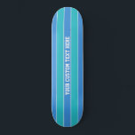 Skateboard Tableaux de bord personnalisés Motifs<br><div class="desc">Remplacez le champ de texte par ce que vous voulez. Vous pouvez également modifier la police, sa taille et sa couleur en utilisant la fonction "Customiser", ainsi que d'ajouter des champs de texte si vous le souhaitez. Voir ma boutique pour plus d'articles avec, et choix de couleurs de, ce design....</div>