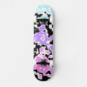 Skateboard Tache d'encre pastel 2 (Recto)