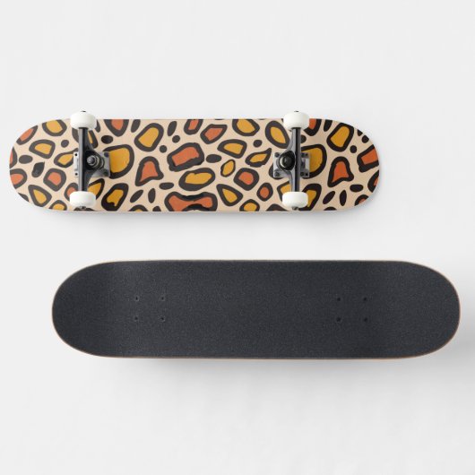 Skateboard Taches de léopard (Horz)
