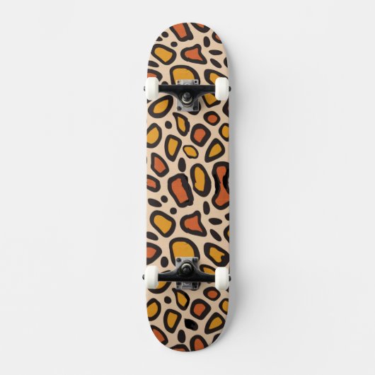 Skateboard Taches de léopard (Recto)