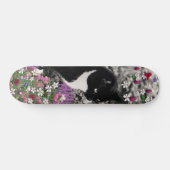 Skateboard Taches de rousseur en fleurs II - chat de Kitty de (Horz)