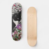 Skateboard Taches de rousseur en fleurs II - chat de Kitty de (Recto)