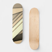 Skateboard Tan monochrome moderne (Recto)