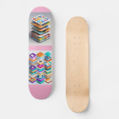 Skateboard Tapis de patinage Urban Stack – Design moderne ins (Recto)