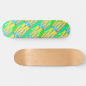 Skateboard Tapis et chiffons Art pur abstrait suprême (Horz)
