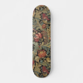 Skateboard Tapisserie florale riche Brocade Antique Classique (Devant)