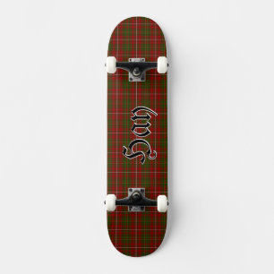 Skateboard Tartan du clan Hay Écossais carreaux rouge
