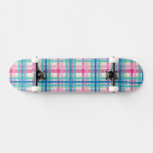 Skateboard Tartan, motif de plaid (Horz)