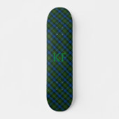 Skateboard Tartan officiel Fergusson avec monogramme / initia (Devant)
