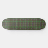 Skateboard Tartan Vert Forêt Cabine (Horz)