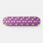 Skateboard Tasse à bière mousseuse sur violet (Horz)
