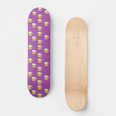 Skateboard Tasse à bière mousseuse sur violet (Recto)