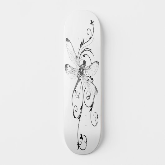 Skateboard Tatouage de libellules (Recto)