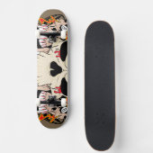 Skateboard Tatouage Ski Huit Ball Old School Skate (Devant)