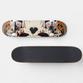 Skateboard Tatouage Ski Huit Ball Old School Skate (Horz)