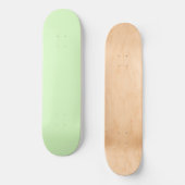 Skateboard Tea vert pastel Feuille couleur solide (Recto)