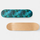 Skateboard Teal Galaxy Series Design 6 (Horz)
