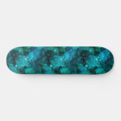 Skateboard Teal Galaxy Series Design 6 (Horz)