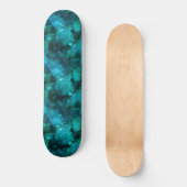 Skateboard Teal Galaxy Series Design 6 (Recto)