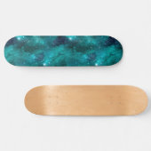 Skateboard Teal Galaxy Series Design 8 (Horz)