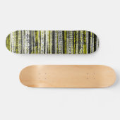 Skateboard Tech Decay - noir et blanc sur jaune (Horz)