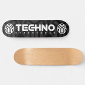 Skateboard Techno Streetwear - logo - planche à roulettes (Horz)