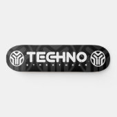 Skateboard Techno Streetwear - logo - planche à roulettes (Horz)